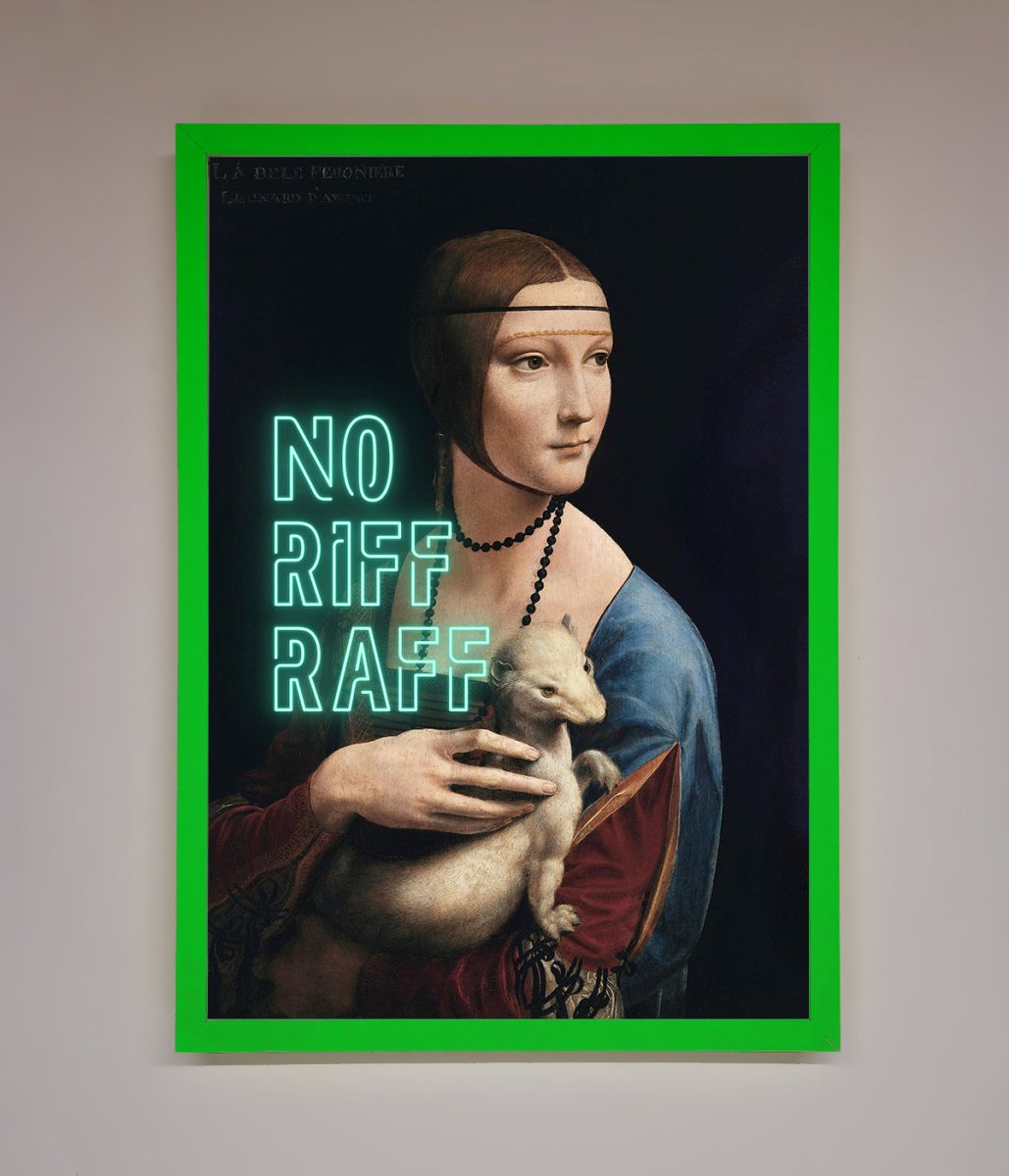 No Riff Raff Framed Print