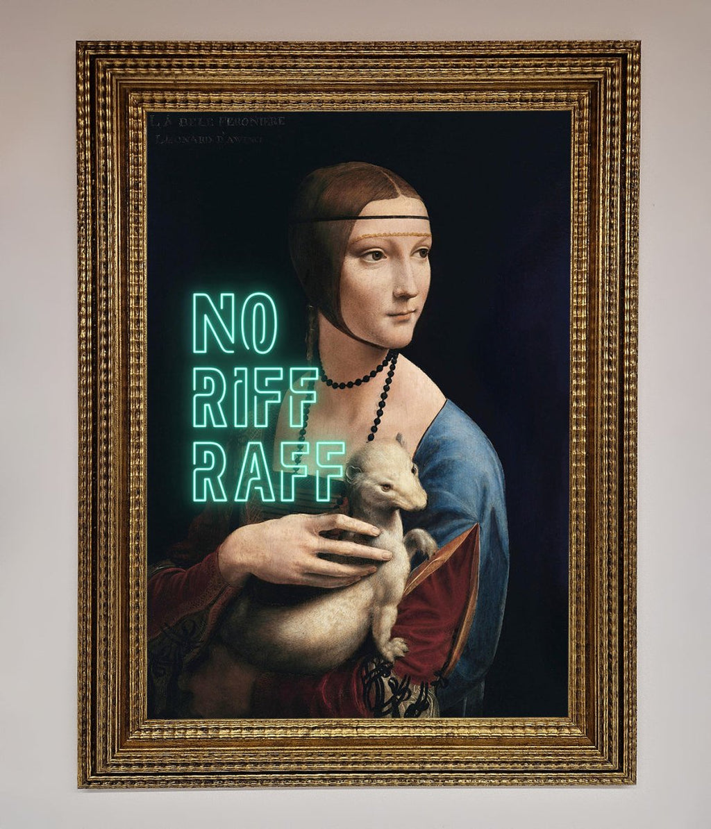 No Riff Raff Framed Print