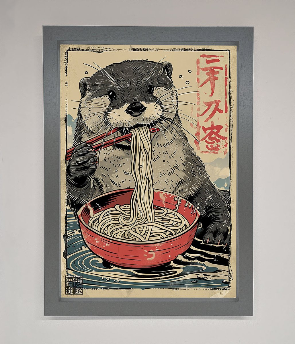 Noodles Otter Framed Wall Art