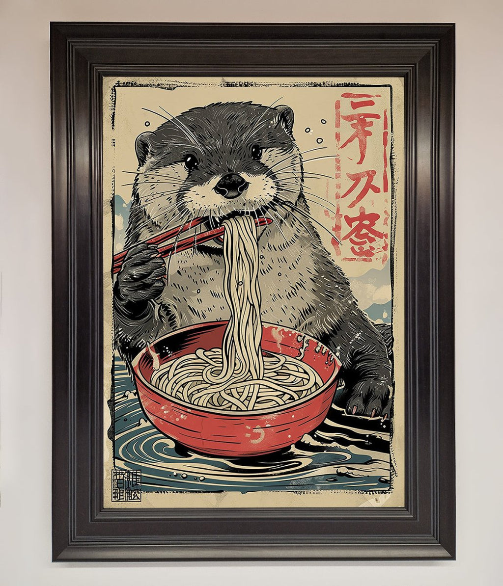 Noodles Otter Framed Wall Art