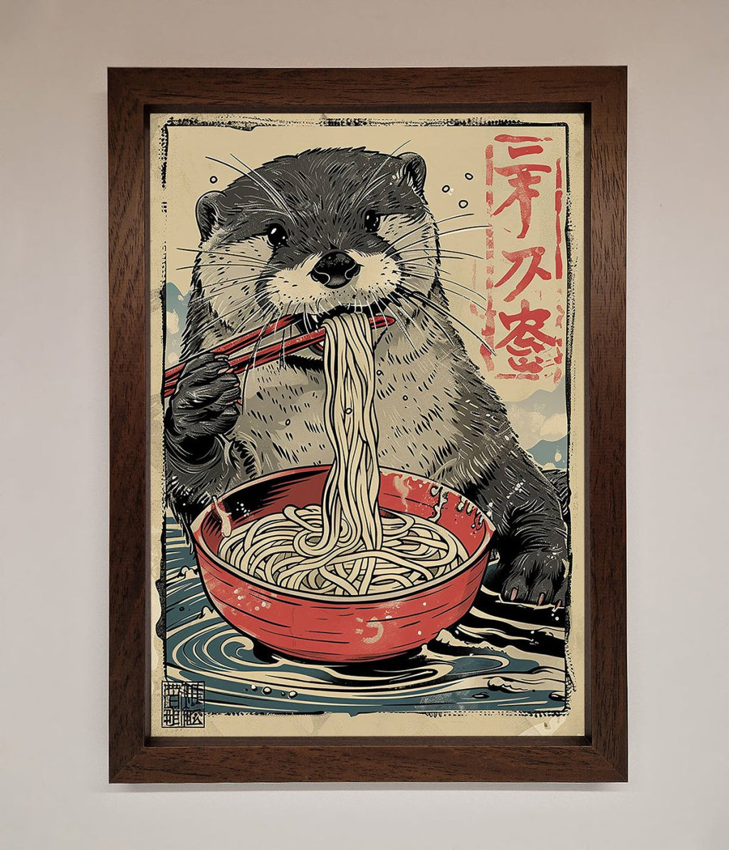 Noodles Otter Framed Wall Art