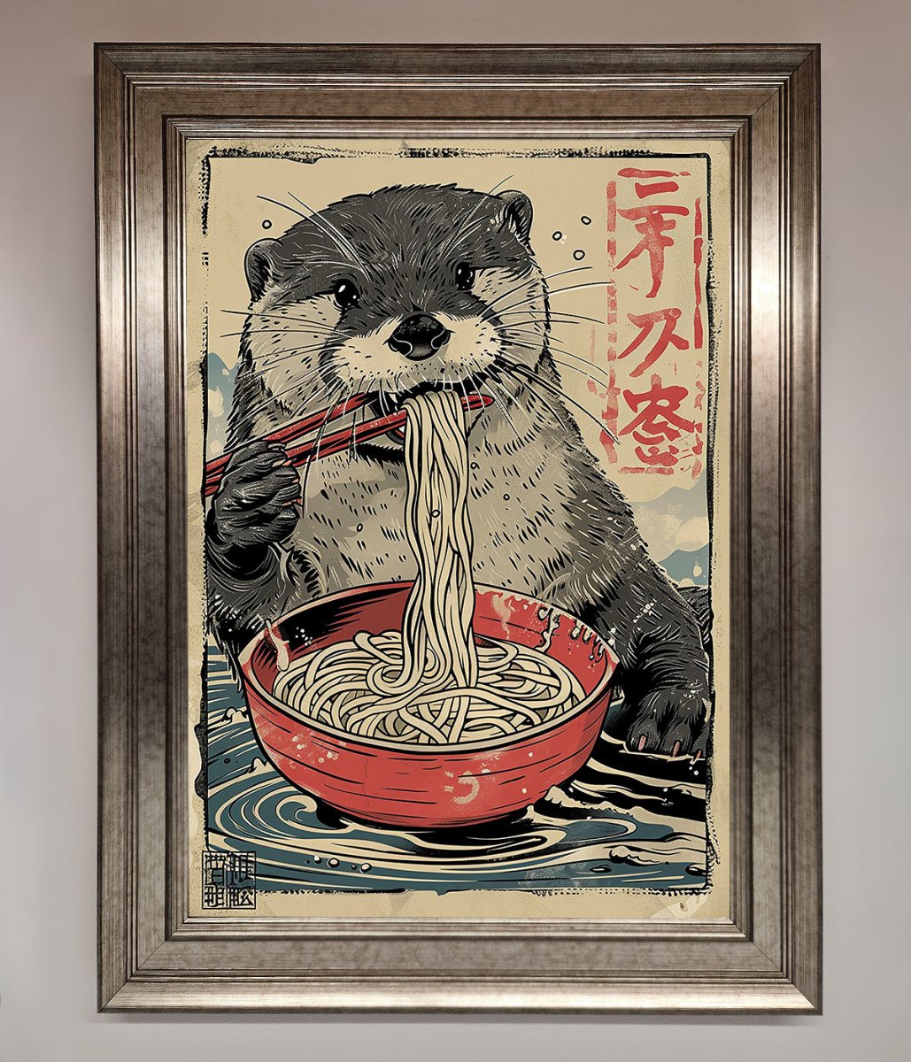 Noodles Otter Framed Wall Art