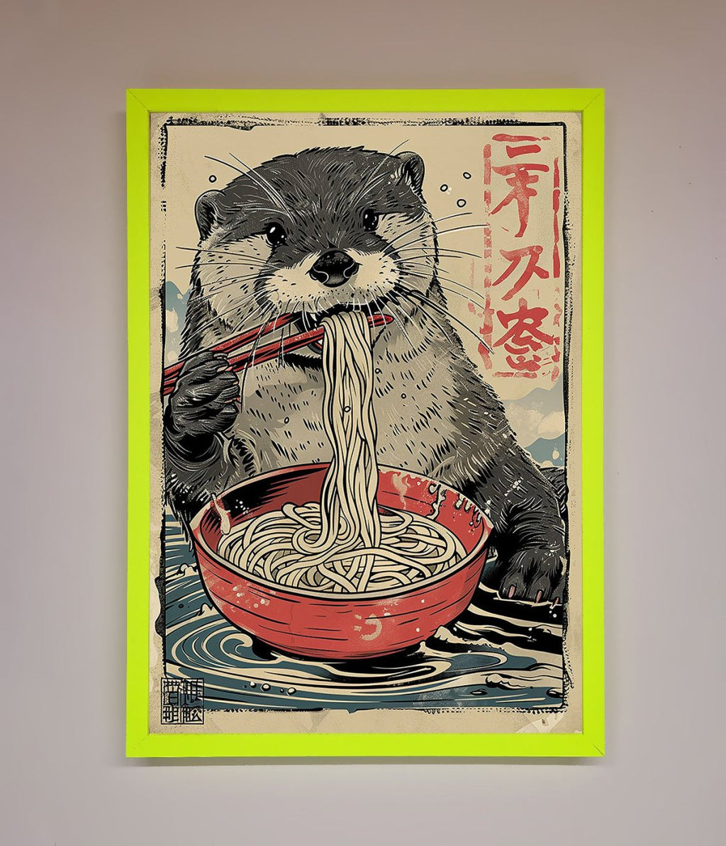 Noodles Otter Framed Wall Art