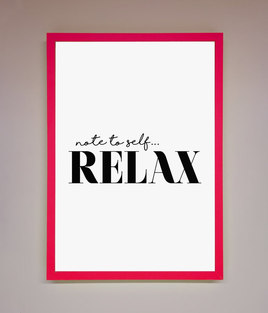 Not to Self Motivational quote Framed Wall Art