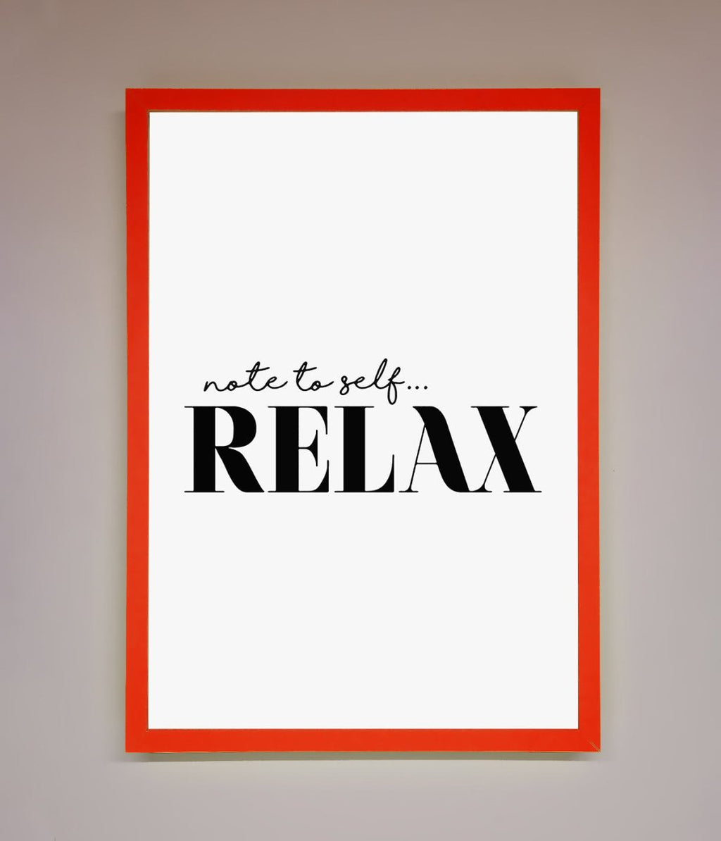 Not to Self Motivational quote Framed Wall Art