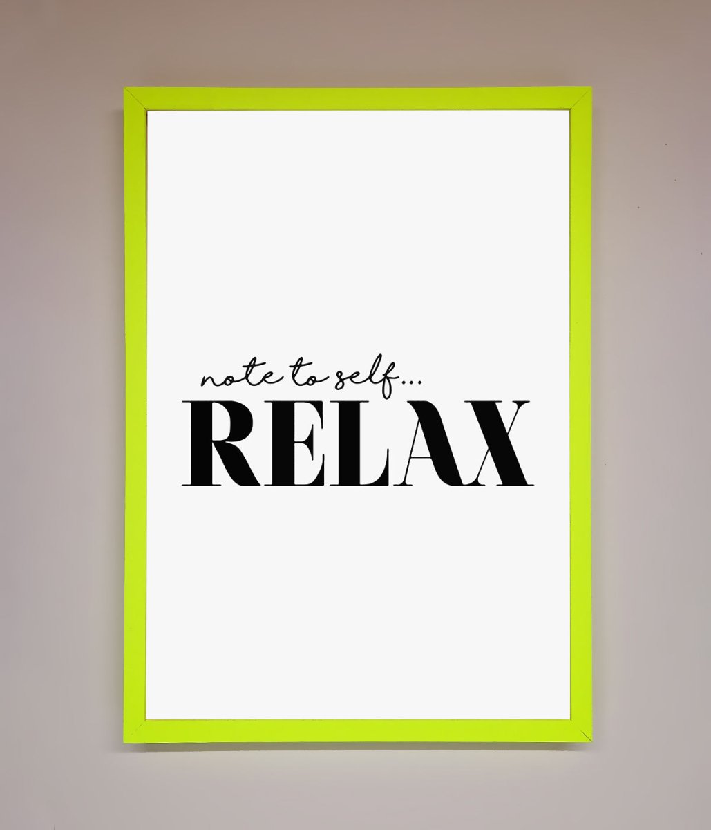 Not to Self Motivational quote Framed Wall Art