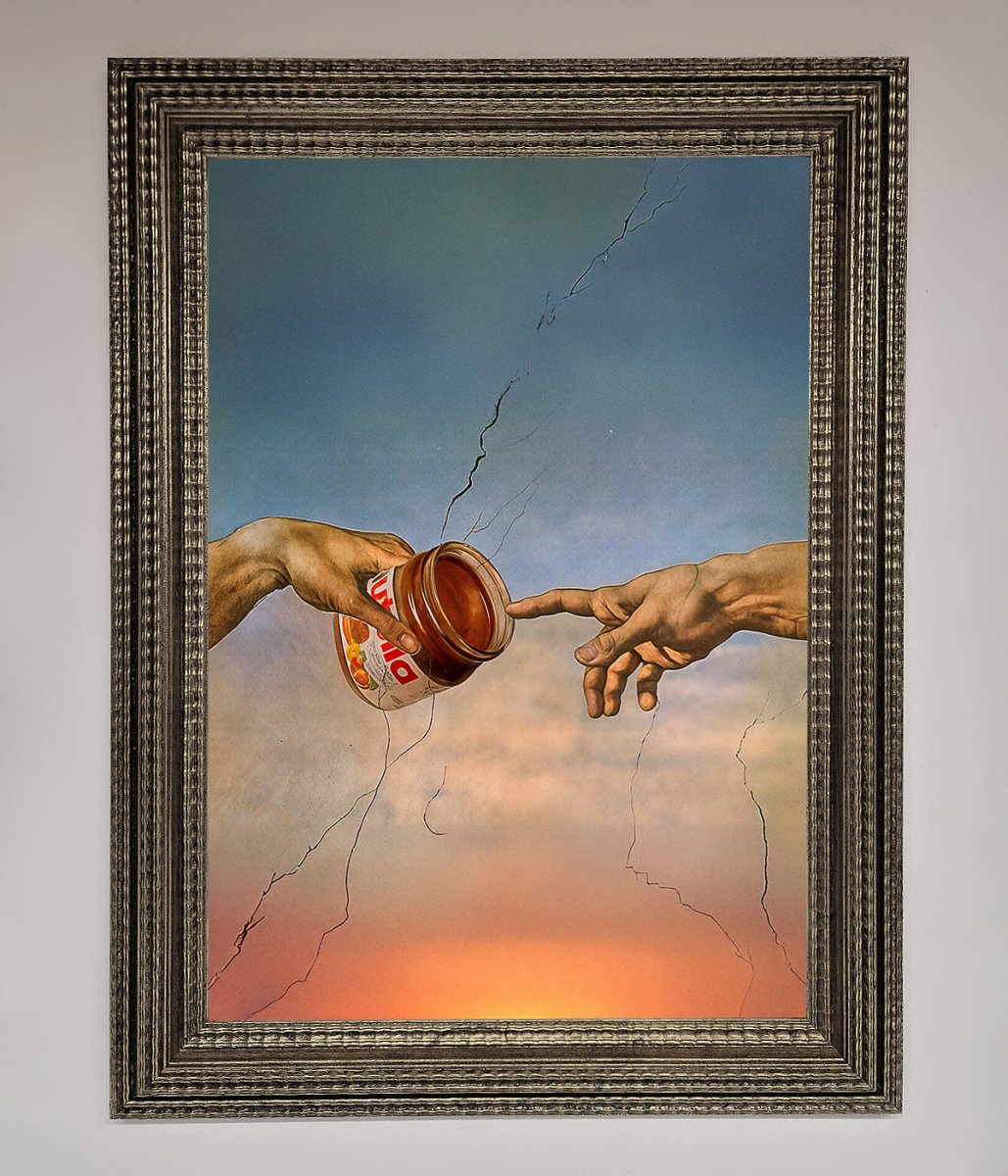 Nutella Of Creation Framed Poster