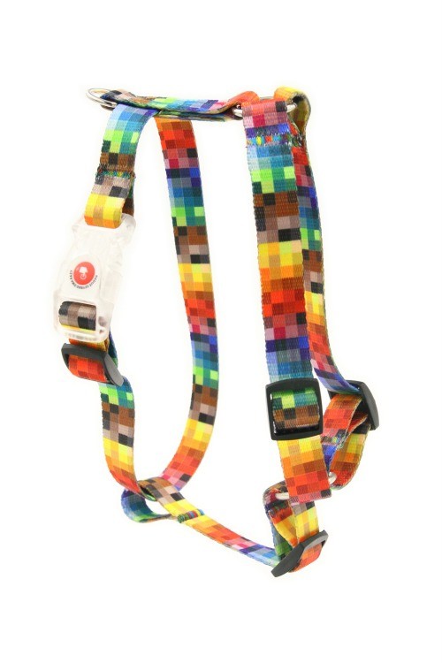 bold close-up of the durable nylon harness with its high-gloss nickel handle and secure fastening