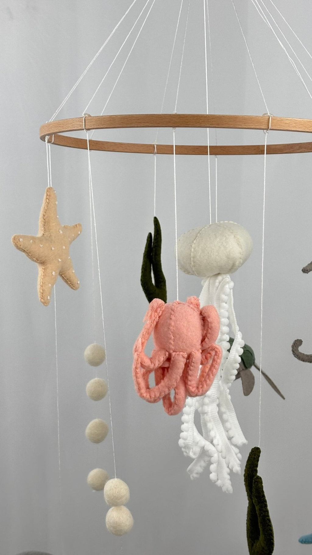 Ocean Drift Felt Cot Mobile