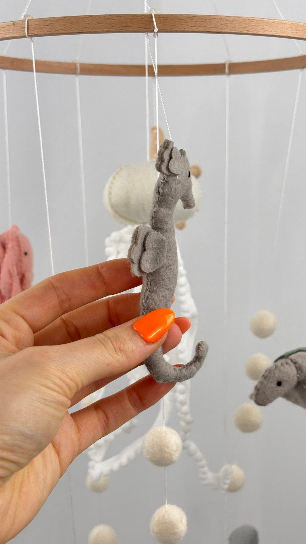 Ocean Drift Felt Cot Mobile