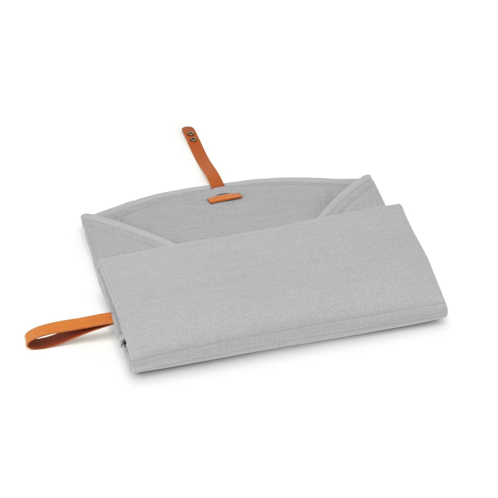 bold grey okka travel mat for stylish dog adventures on a clean white background