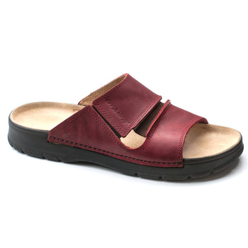 Slip-On Leather Sandals - Comfortable & Versatile for Indoor and Outdoor Use by Omaking at www.brixbailey.com