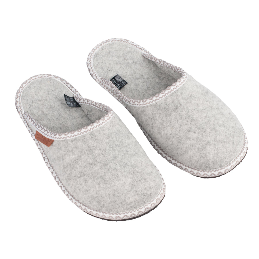 Handcrafted Pelsi Felt Slippers – Elegant & Durable Comfort by Omaking at brixbailey.com