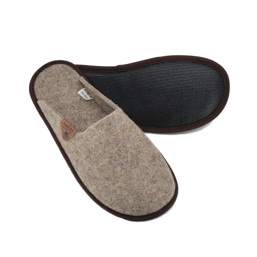 Handmade European Felt Slippers – Durable & Stylish by Omaking at brixbailey.com