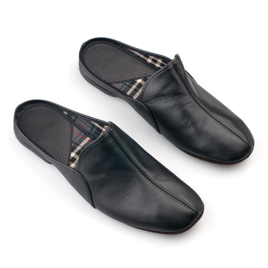 Handmade Leather Slippers for Men – Comfort & Style Combined by Omaking at brixbailey.com