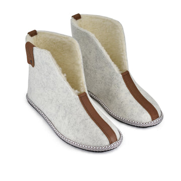 Villa Handmade Felt Slippers – Cozy & Sustainable Warmth by Omaking at brixbailey.com