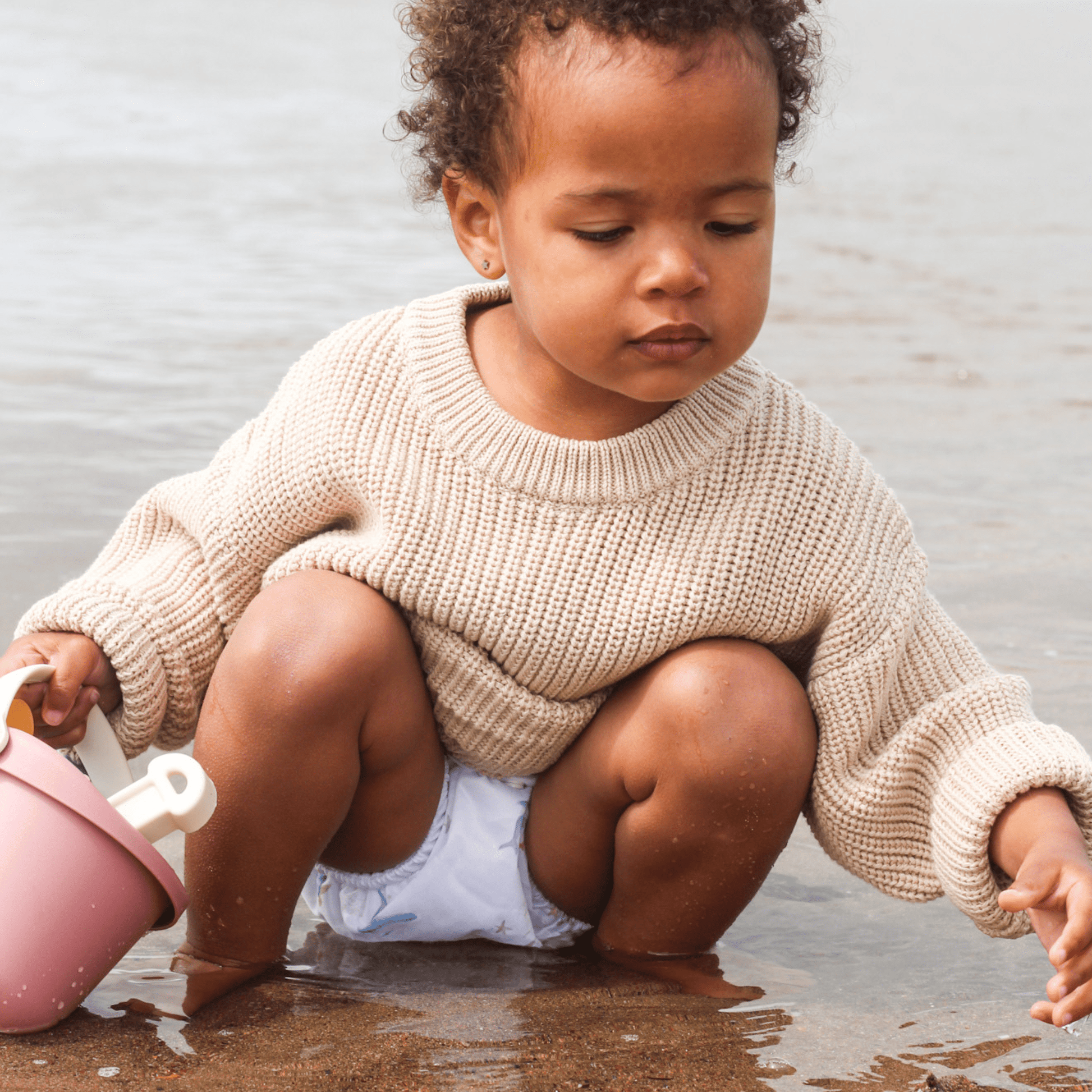 One Size Reusable Swim Nappy Baby to Toddler Ocean Cuddles