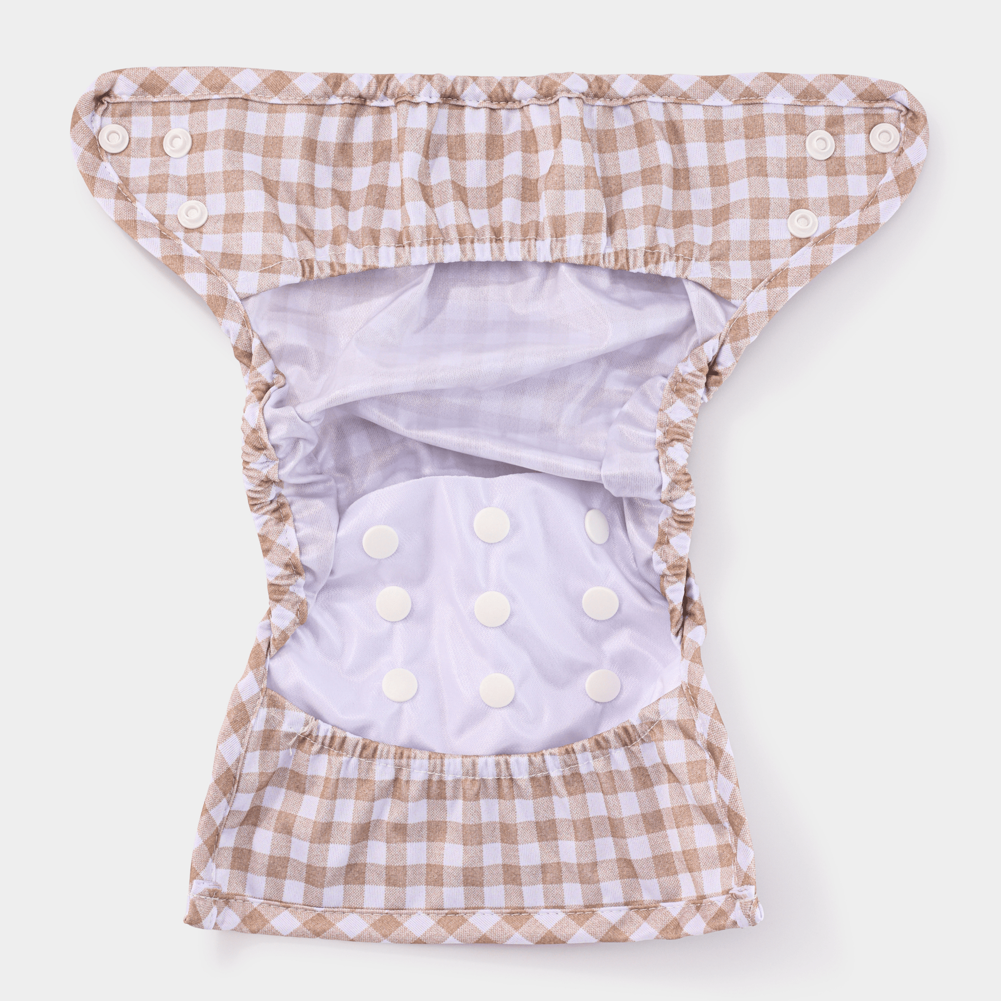 One Size Reusable Cloth Nappy Wrap in Dusty Blue