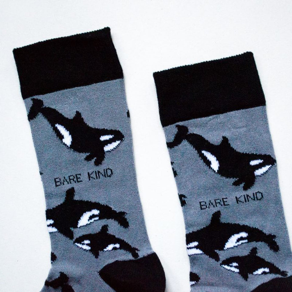 Save the Orcas Bamboo Socks