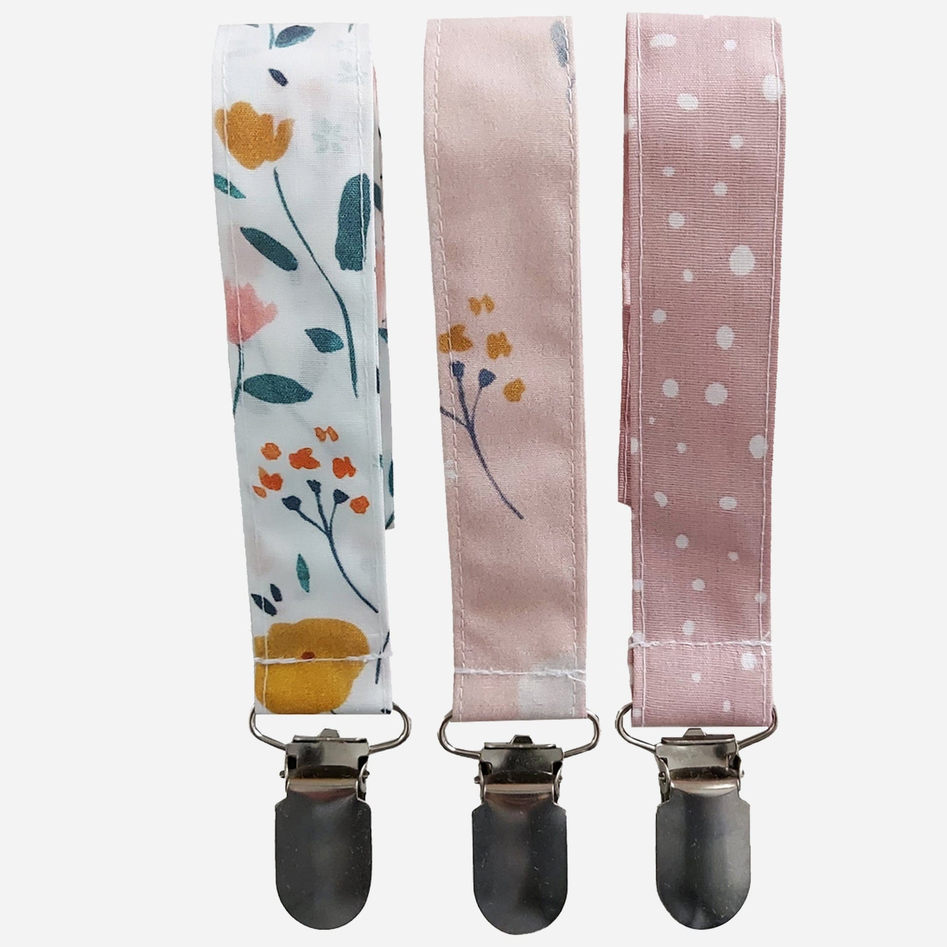 Pacifier Clip Holder Set of 2 or 3