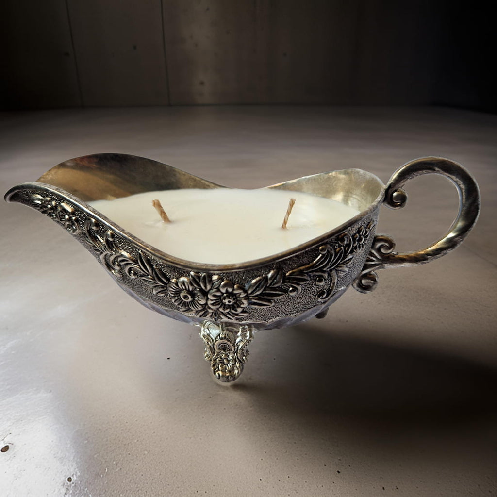 Vintage Gravy Bowl Candle