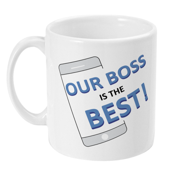 Funny Riding a Bike Boss Joke Coffee Mug 11oz