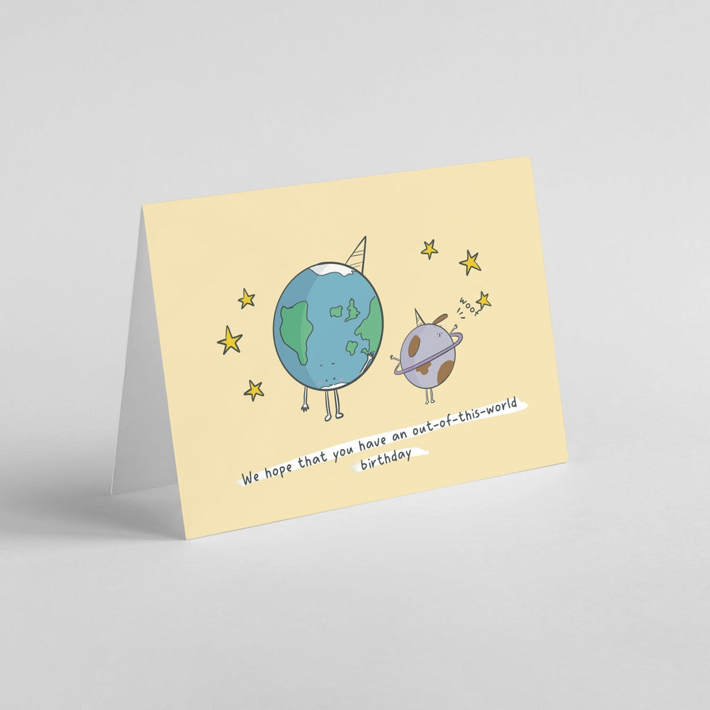 Out of This World Birthday Card