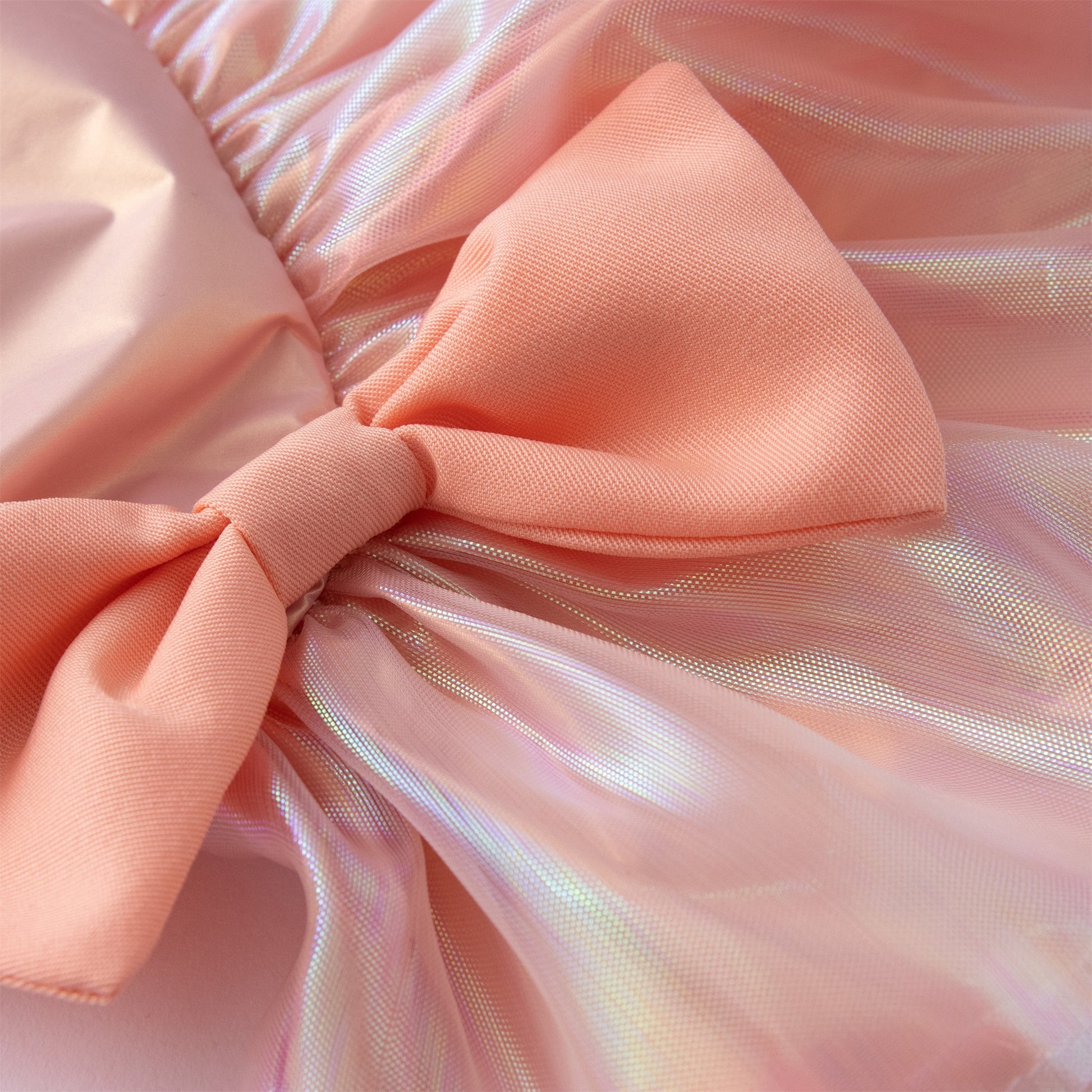 Bowknot Glossy Summer Dress