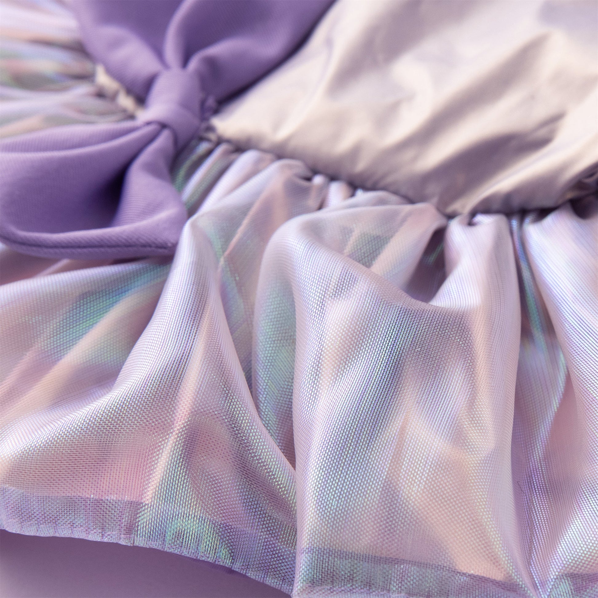 Bowknot Glossy Summer Dress