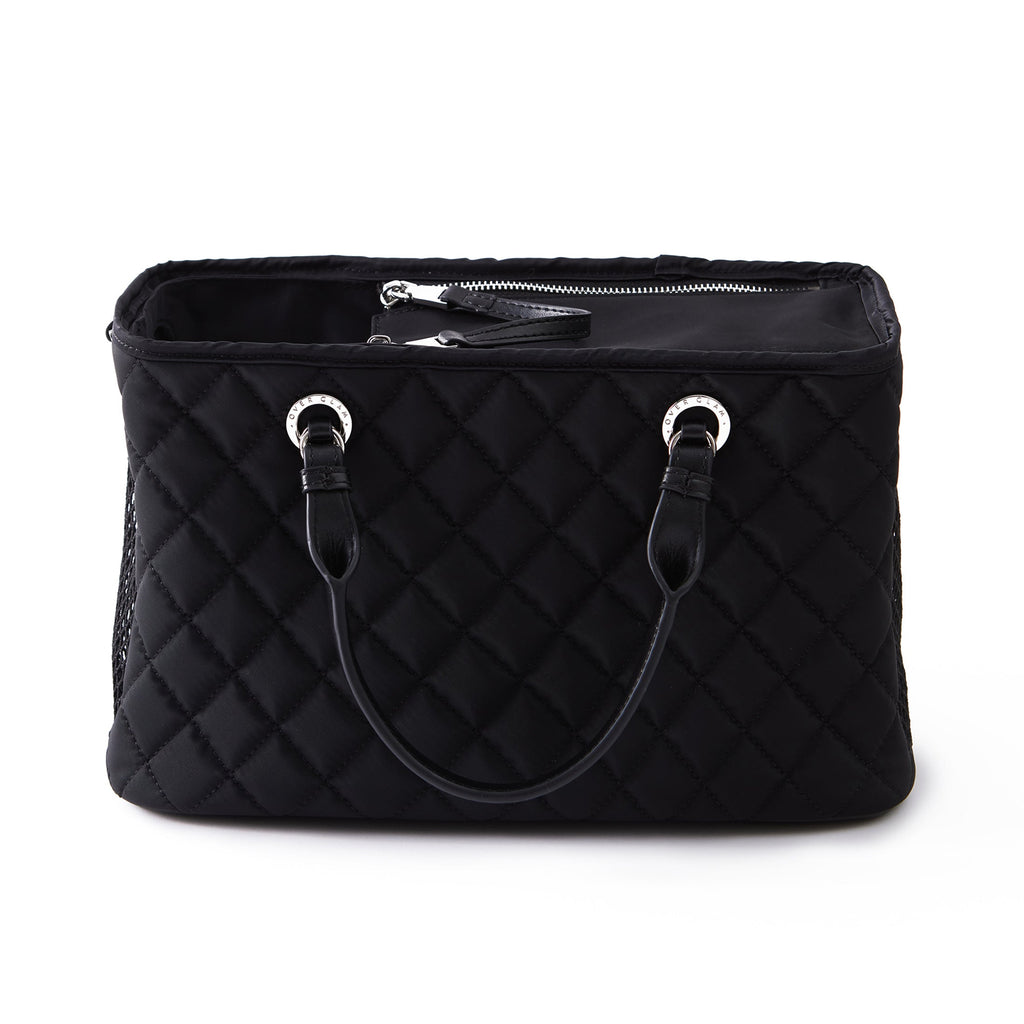 Black Cuboid Pet Travel Bag