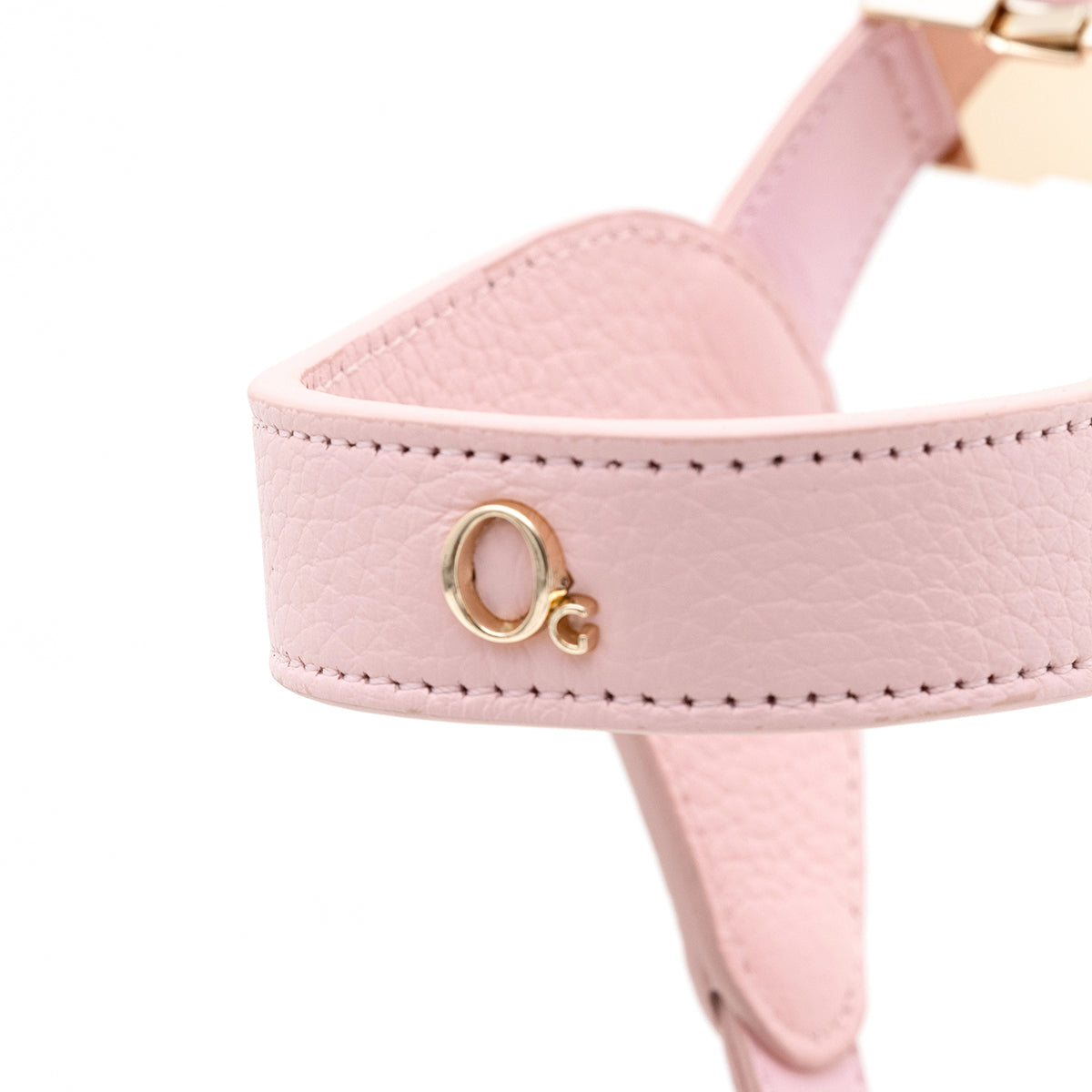 Leather Harness in Mint, Brown and Black