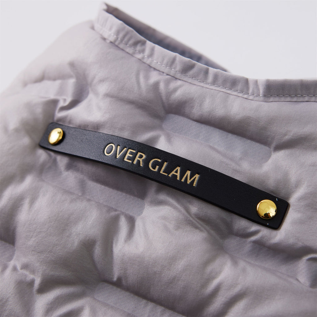 Sleeveless Button Up Puffer Jacket
