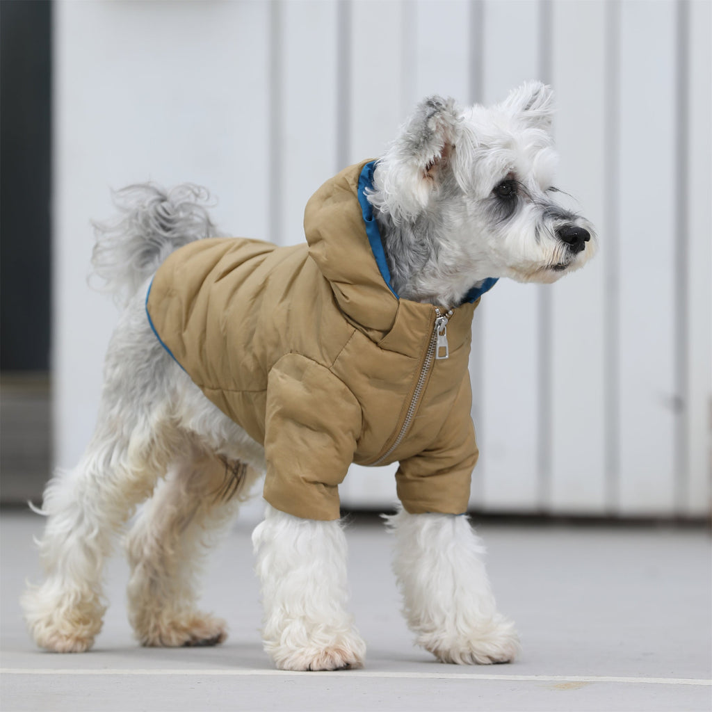 Zip Up Puffer Jacket with Hood