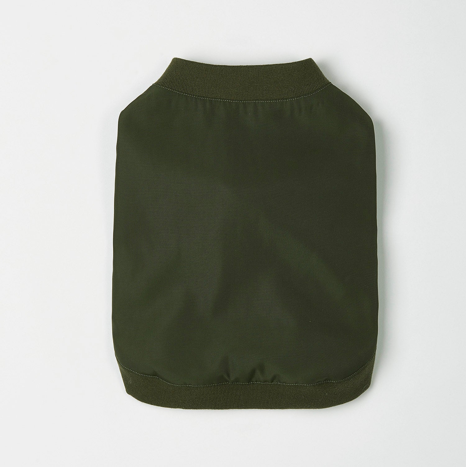 Zipped Bomber Jacket in Green