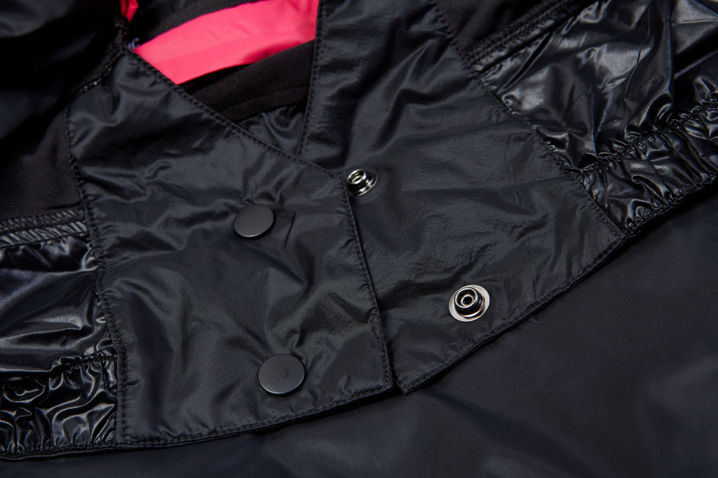 Rose Puffer Ski Jacket with Hood