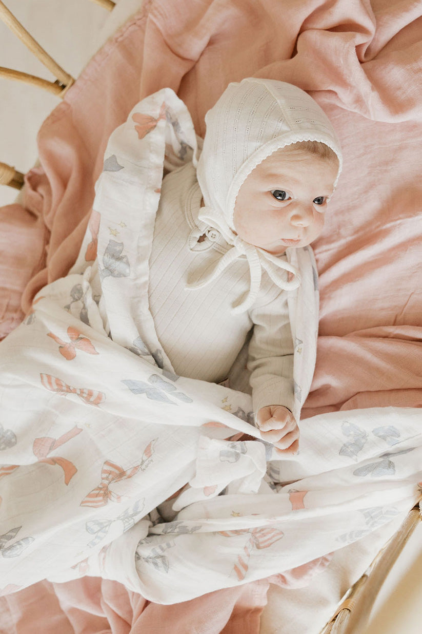 Snuggle Wrap Pastel Pink Swaddle Blanket Set