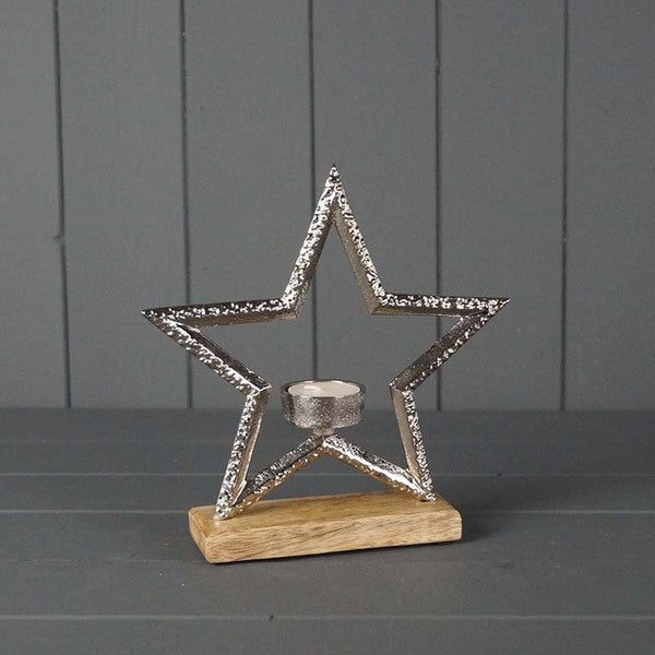 Metal Star Tealight