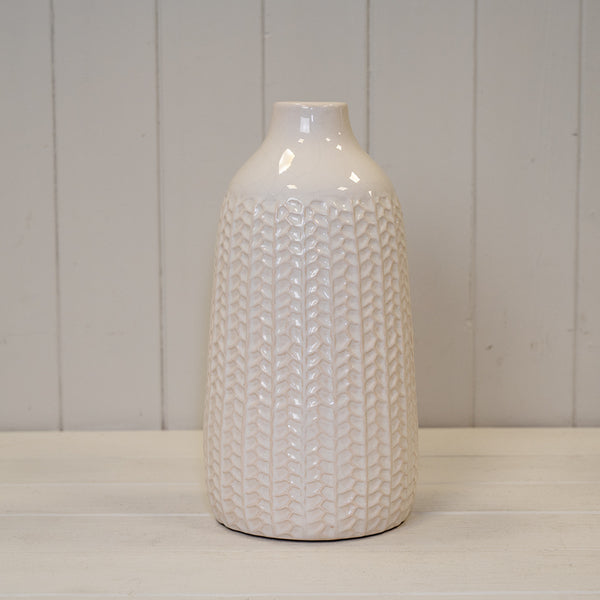 White Ceramic Vase