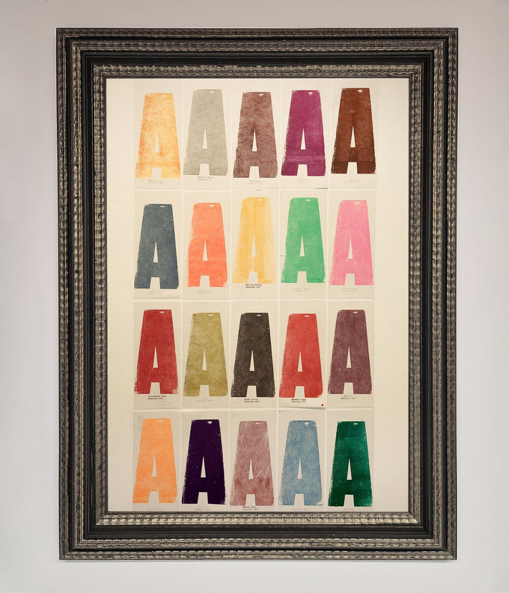 Pantone A Framed Poster