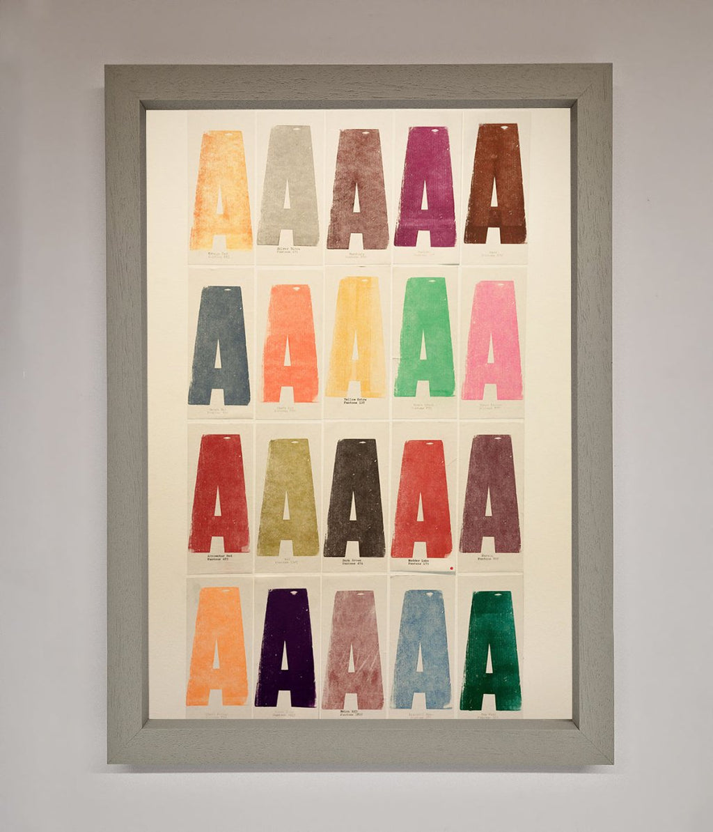 Pantone A Framed Poster