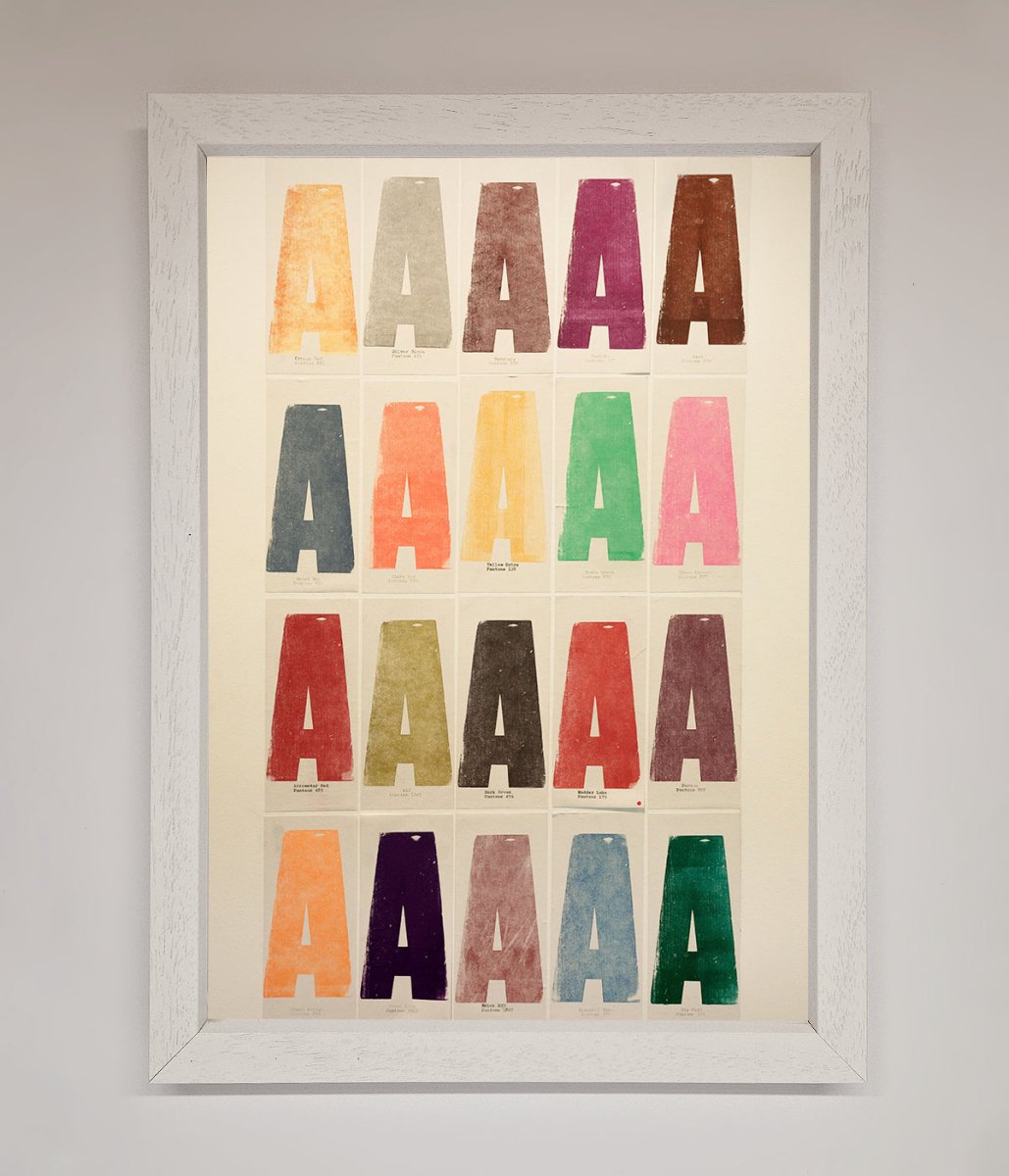 Pantone A Framed Poster