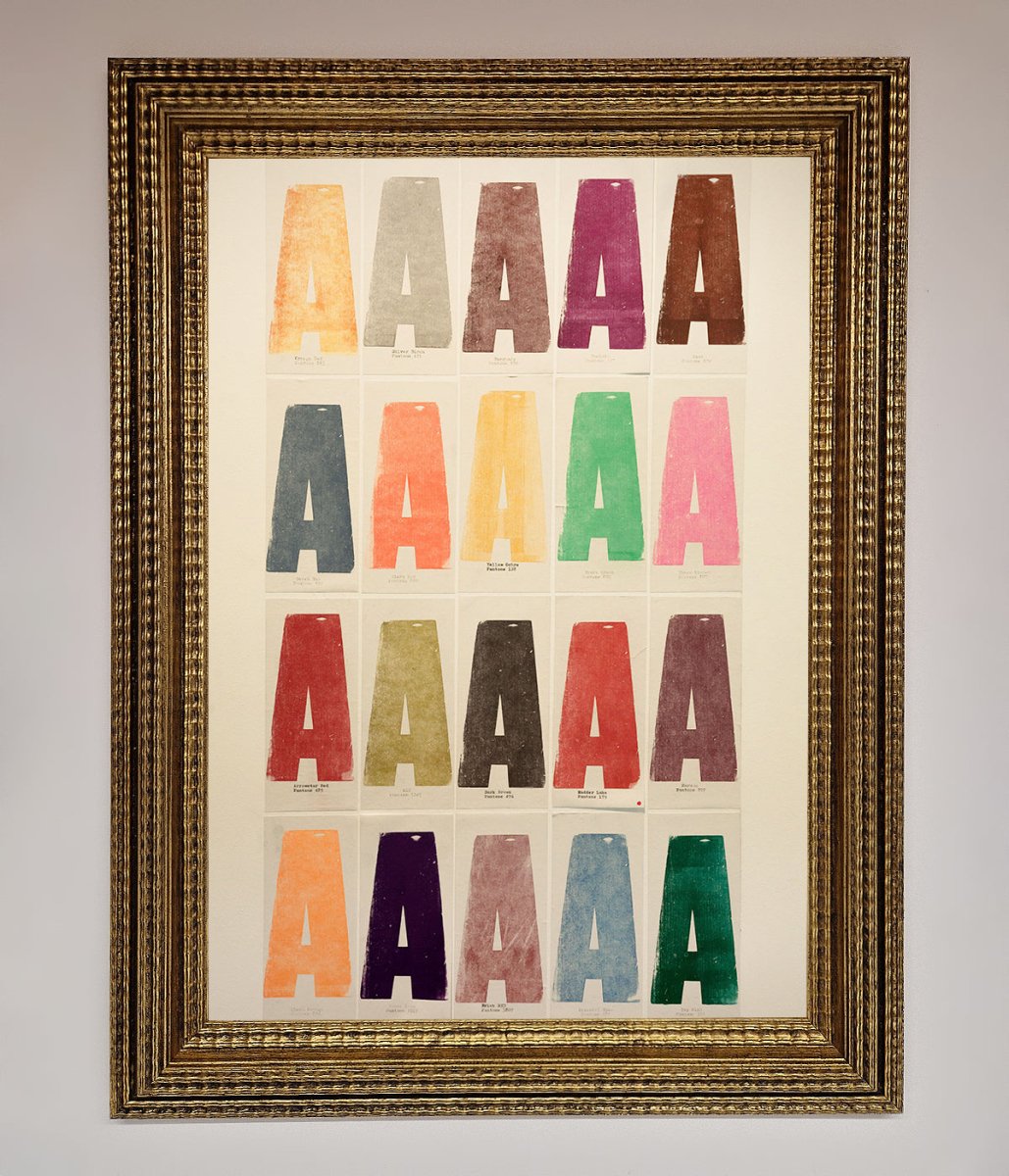 Pantone A Framed Poster