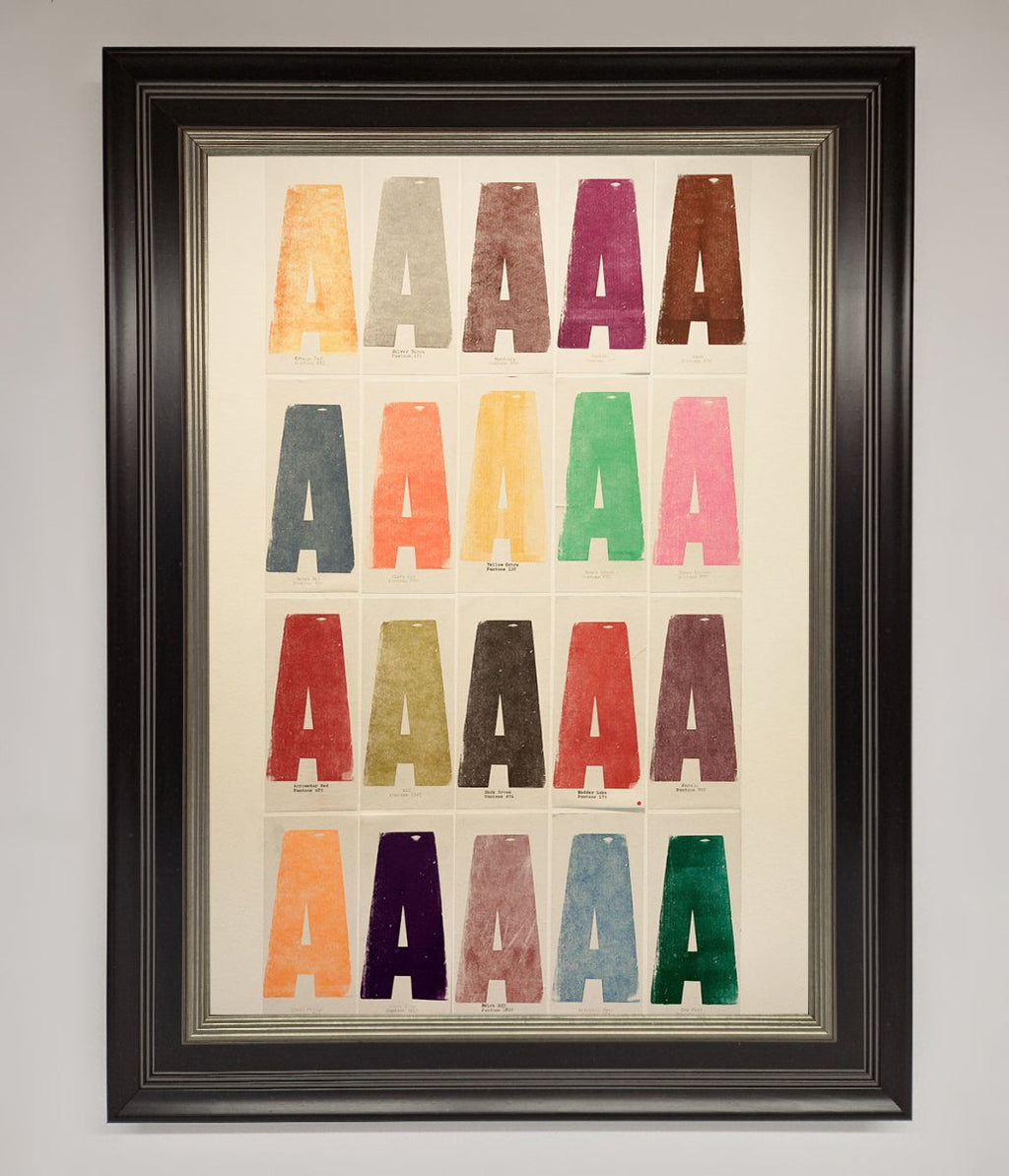 Pantone A Framed Poster