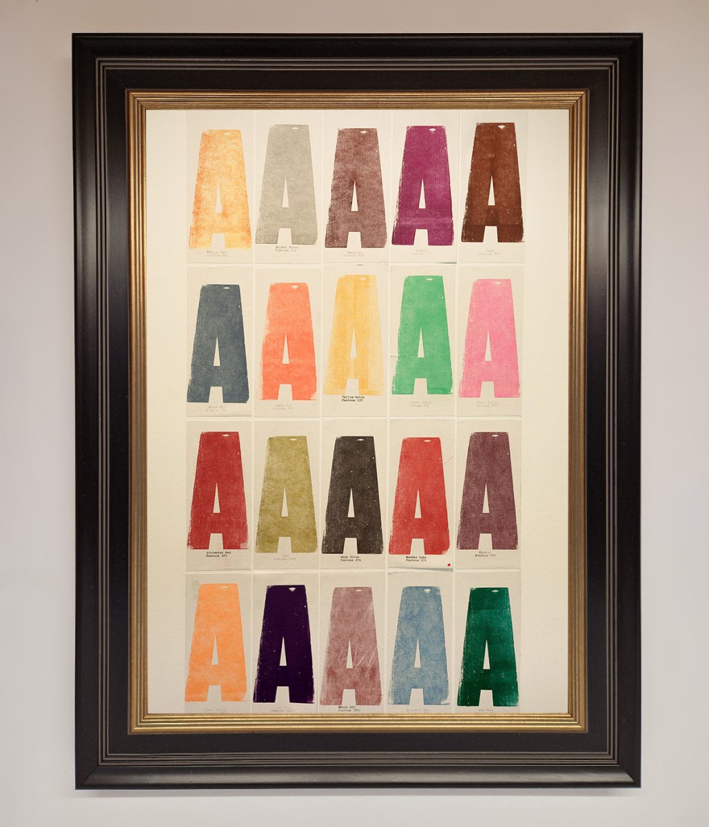 Pantone A Framed Poster