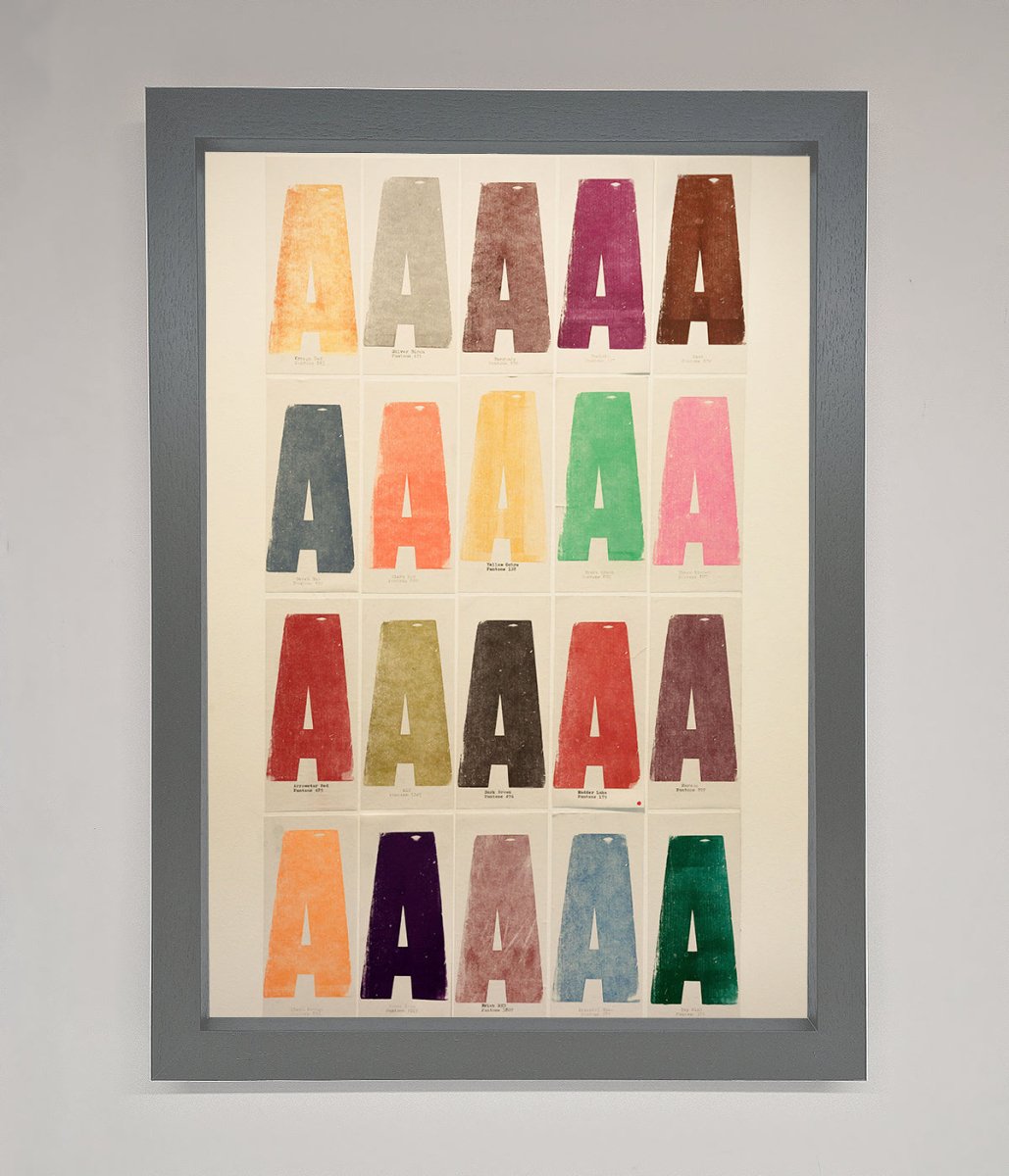 Pantone A Framed Poster