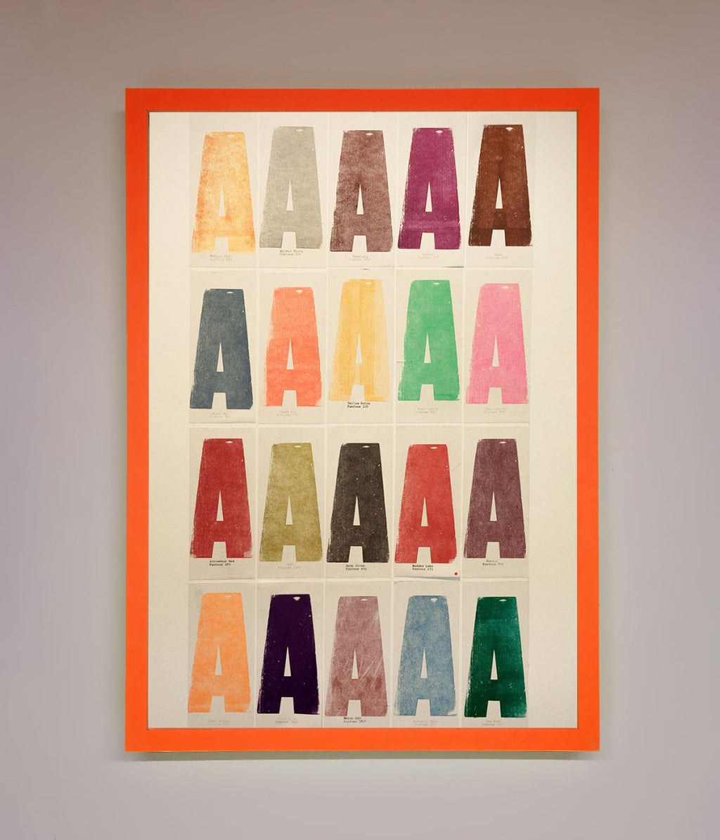 Pantone A Framed Poster