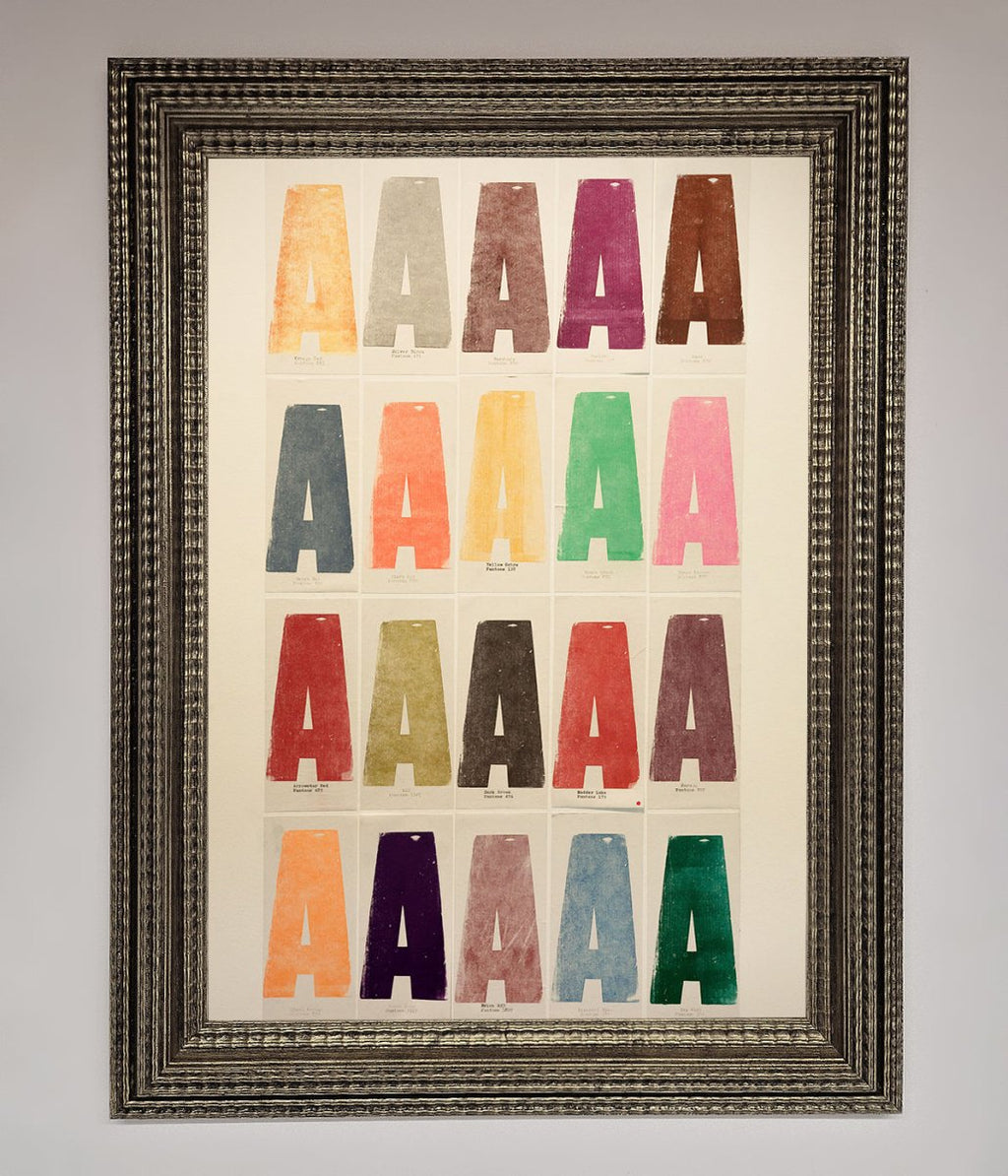 Pantone A Framed Poster