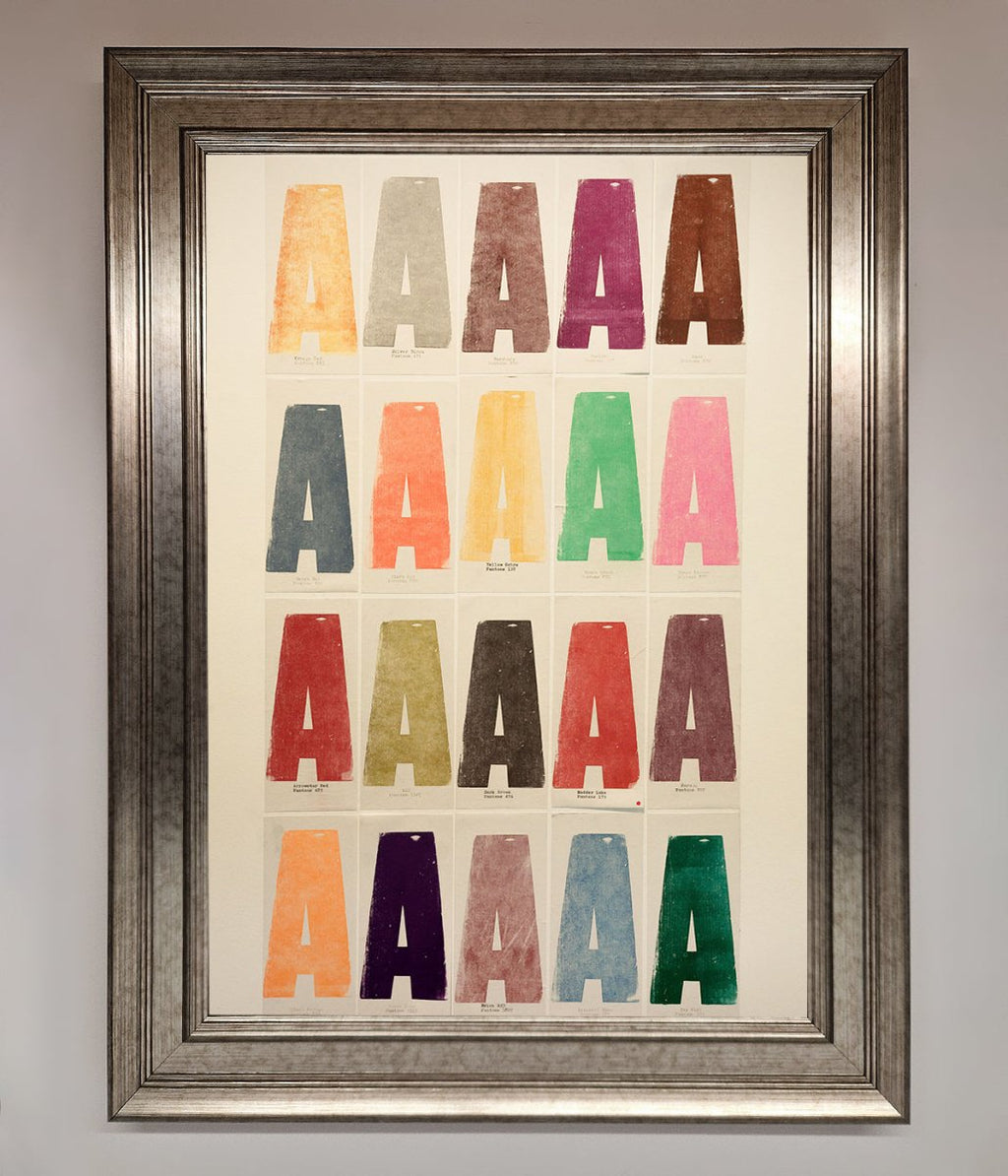 Pantone A Framed Poster