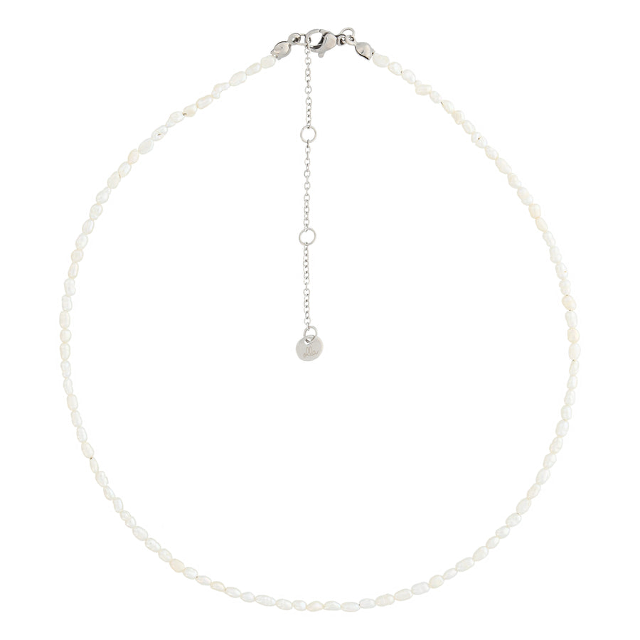 Versatile Freshwater Pearl Necklace – Elegant & Allergy-Free by Olla at www.brixbailey.com