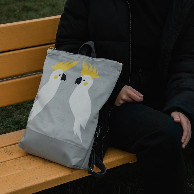 COCKATOO Backpack - Stylish, Durable & Perfect for Everyday Use by Muni at brixbailey.com